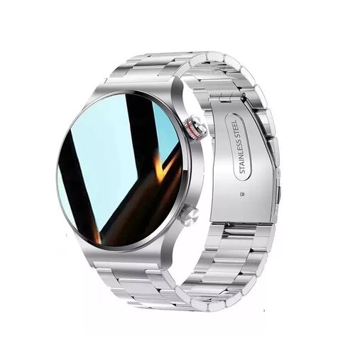 Reloj Inteligente para Hombre Bluetooth Plateado