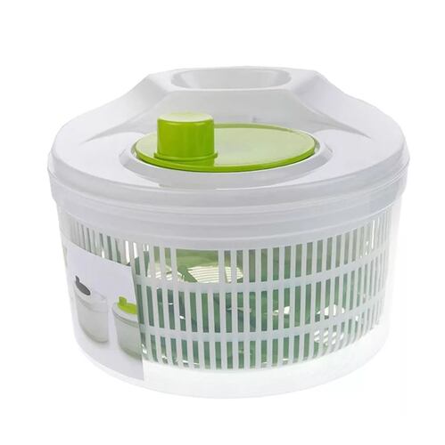 Centrifugador De Lechuga Para Cocina Blanco con Verde 