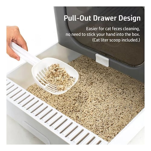 Caja De Arena Plegable Portátil Para Gatos Grande 