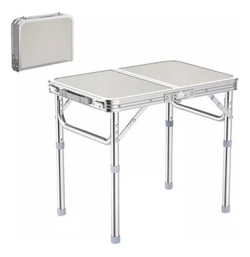 Mesa Plegable Portafolio Tipo Aluminio Portátil Jardín 
