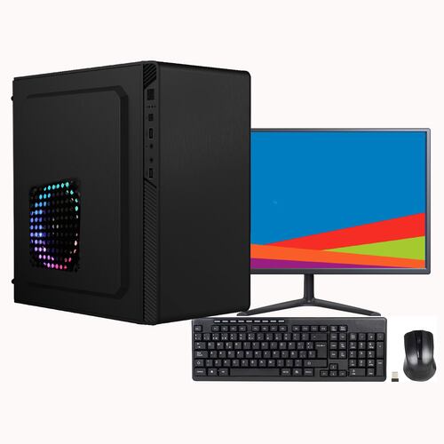 Computadora pc dual core  8gb ram 960gb ssd teclado y mouse monitor 21.5 FULL HD wifi