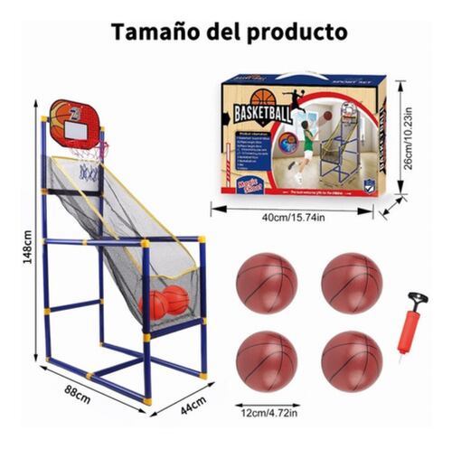 Juego De Aro De Baloncesto Para Niños,inflador 