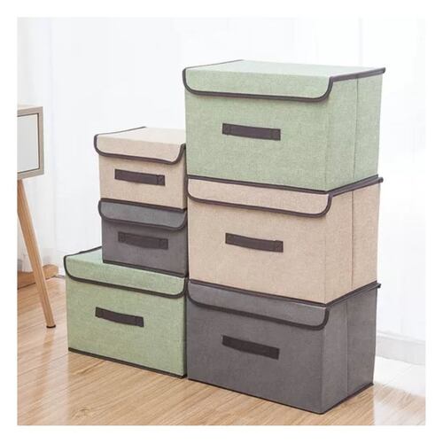 Cajas Organizadoras 6 Piezas Verdes