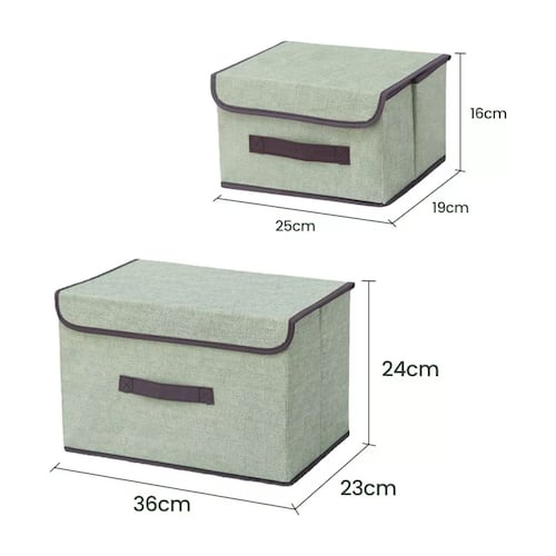 Cajas Organizadoras 6 Piezas Verdes