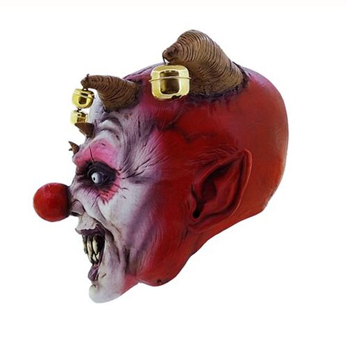 Máscara De Payaso Jingle Jangle Ghoulish Productions para Disfraz de Halloween