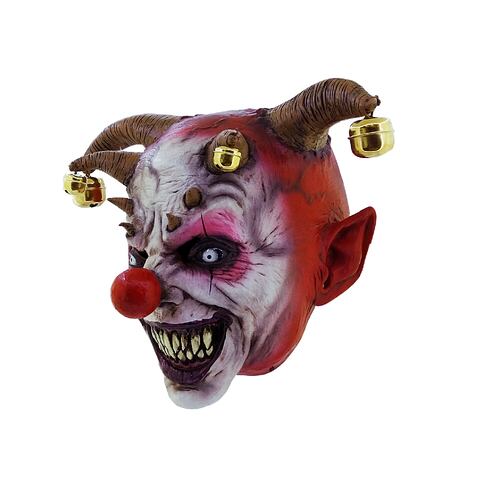 Máscara De Payaso Jingle Jangle Ghoulish Productions para Disfraz de Halloween