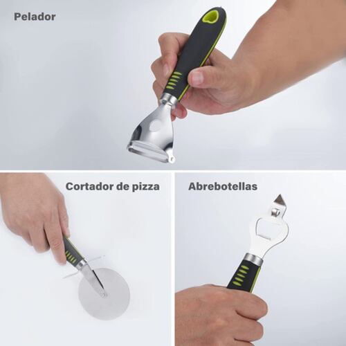 Utensilios De Cocina De Acero Inoxidable 14 Pcs