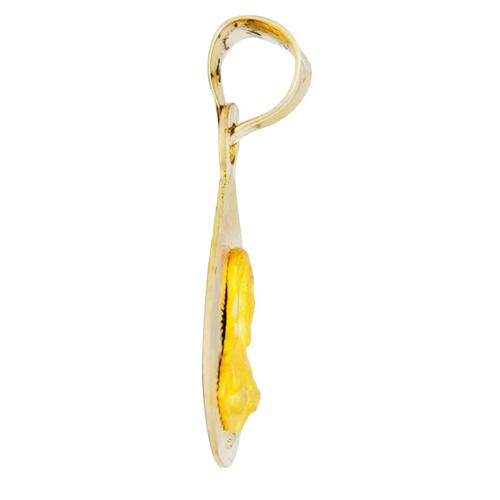 Medalla Sagrado Corazon Oro Florentino 14 K + Obsequio