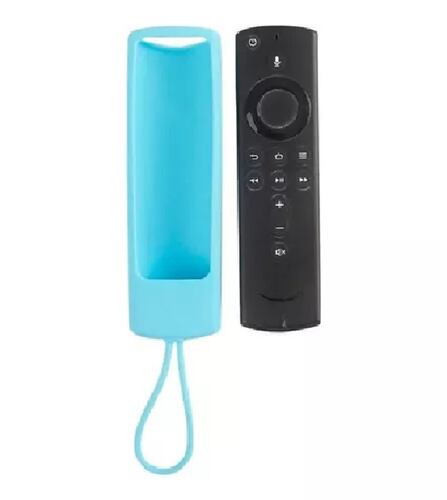 Fire tv stick lite incluye funda de silicona para control remoto.