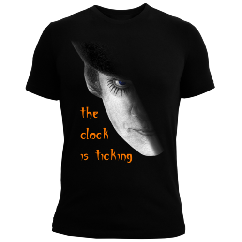 FINA playera Hombre Alta gama Reg y Slim fit Naranja Mecánica Bar antro Halloween