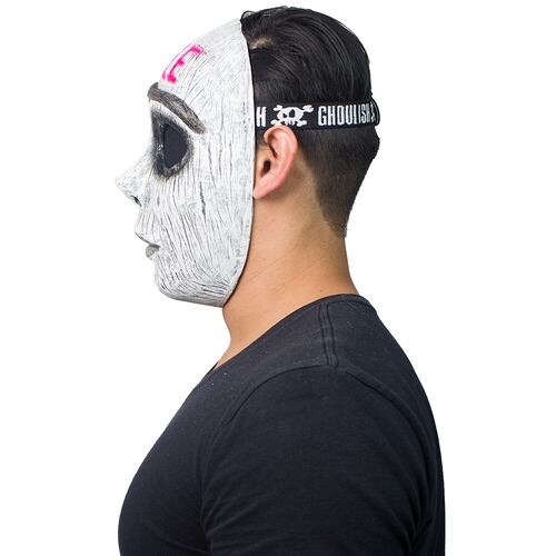 Máscara Tipo la Purga Neón Smile Ghoulih Productions Urban Mask Halloween