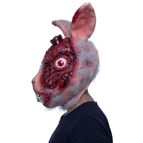 Máscara de Conejo R.T.087 Rabbit Experimento De Laboratorio Disfraz Halloween