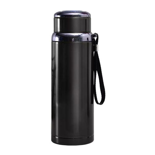 Termo De Acero Inoxidable Portatil  1000ml Negro 
