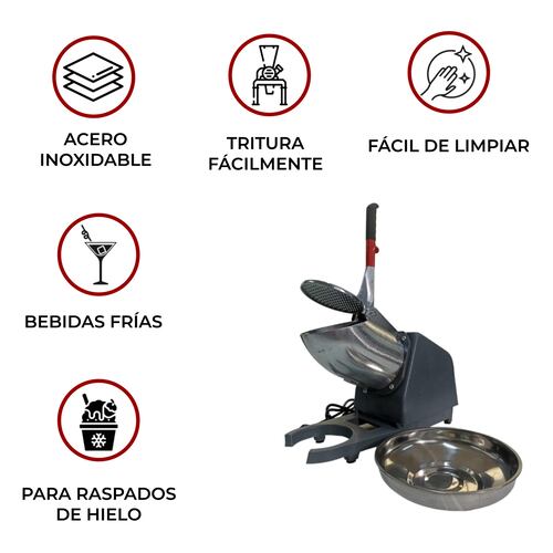 Maquina trituradora Hielo Raspados Rasuradora Shorbull 