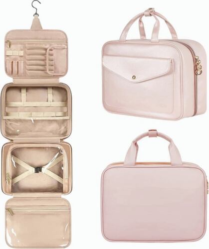 Neceser Profesional Caja Cosmetiquera De Viaje  Rosa
