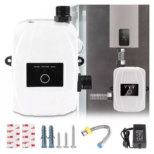 Bomba Presurizadora De Agua Automática Manual 35l/min Dc 24v Blanca