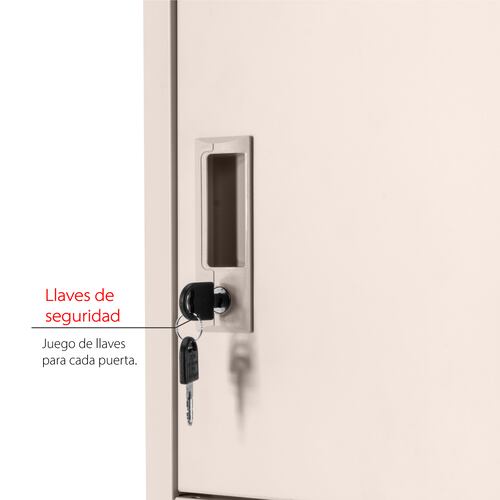Locker Metálico Guardex  C/ 5 Puertas Casillero Y Chapa