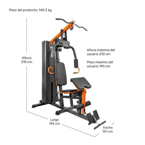 Gimnasio Multiestacion Multifuncional Ejercicio Gym 13 Pesas