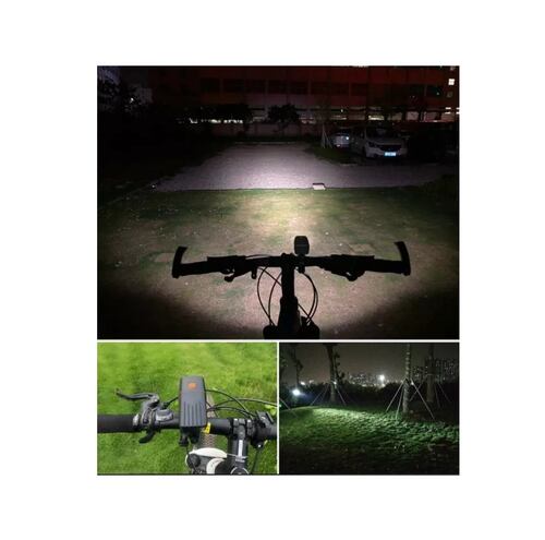Lámpara Impermeable Para Bicicleta Recargable 1000lm Led 