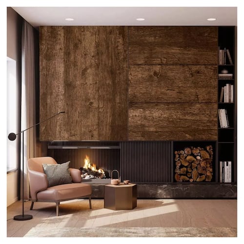 Papel Tapiz Autoadhesivo De Veta De Madera Para Pared 10 METROS