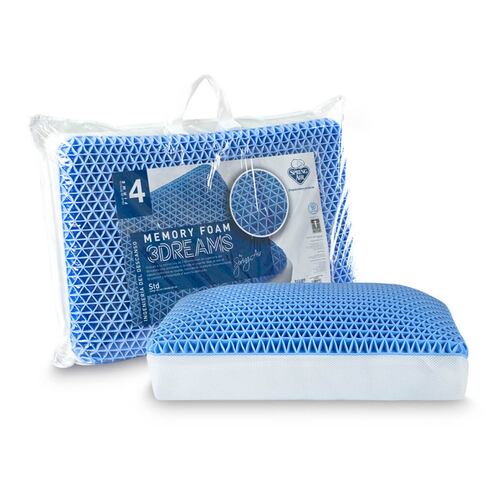 Almohada Memory Foam 3Dreams Estándar, Spring Air 