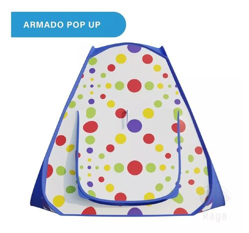 Juegos Tunel de Alberca De Pelotas Gusano Casa De Niños Azul