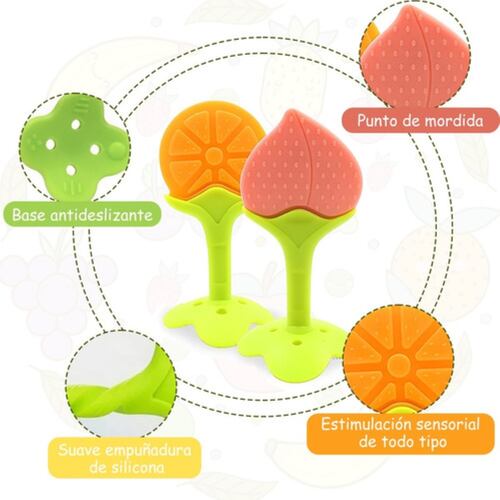Set de Mordedera De Silicona Para Bebés , 7 Piezas