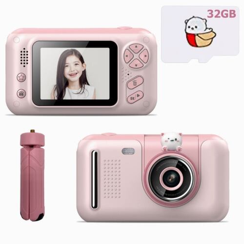 Camara Fotografica Mini Digital Infantil Rosa