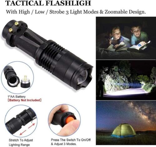 Kit De Supervivencia De Emergencia Para Camping Negro