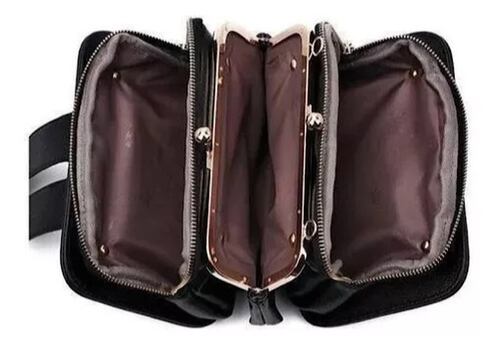 Bolso Bandolera Para Mujer Con Hebilla Metálica.