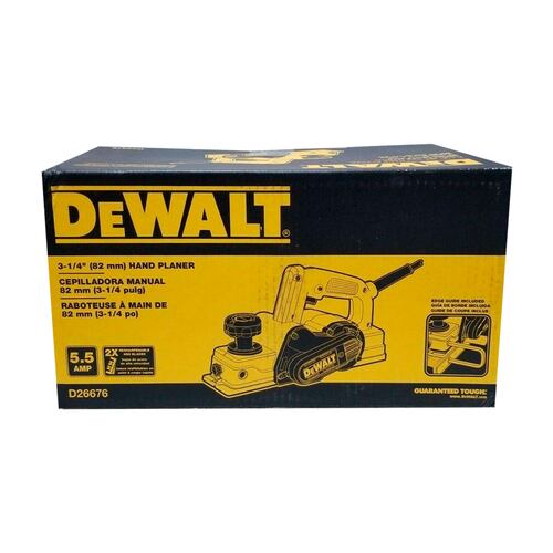 Cepillo Madera 3.1/4 550W 16000Rpm Dewalt D26676