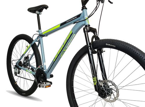 Bicicleta Savage Rodada 26 Suspensión Freno Disco 21 Vel Gris