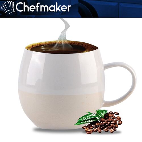 Chefmaker  Set Juego De 4 Tazas Cerámica Moderna 460ml GALA
