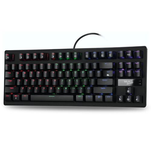 Select Sound Teclado Gamer Mecánico Alámbrico RGB SG-T1