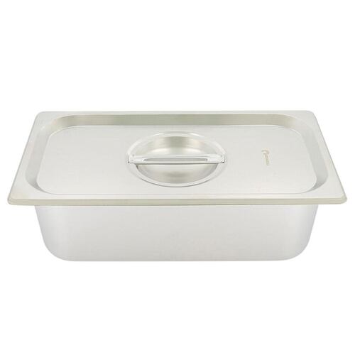 Inserto Acero Inoxidable Con Tapa 1/3 10CM Shorbull.