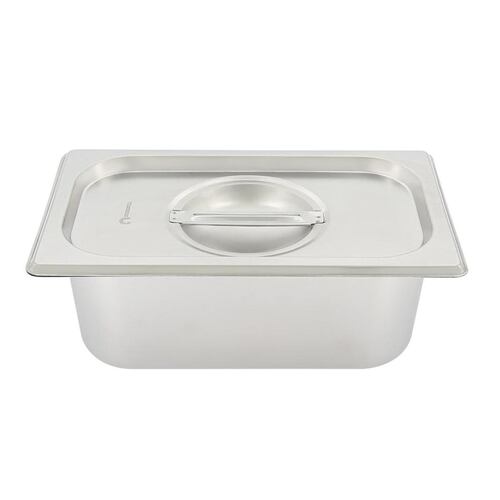 Inserto Acero Inoxidable Con Tapa  1/4 10CM  Shorbull.