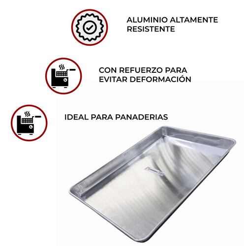 Charola Acero Panaderia Horno  Shorbull
