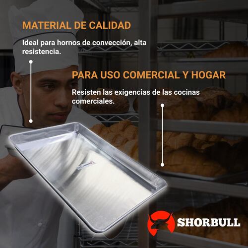 Charola Acero Panaderia Horno  Shorbull