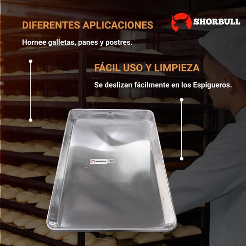 Charola Acero Panaderia Horno  Shorbull