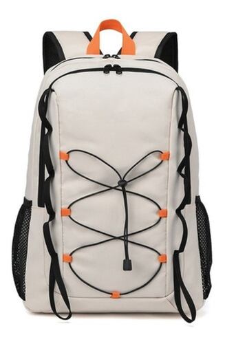 Mochila Con Diseño De Cordón Para La Escuela Unixes Negro