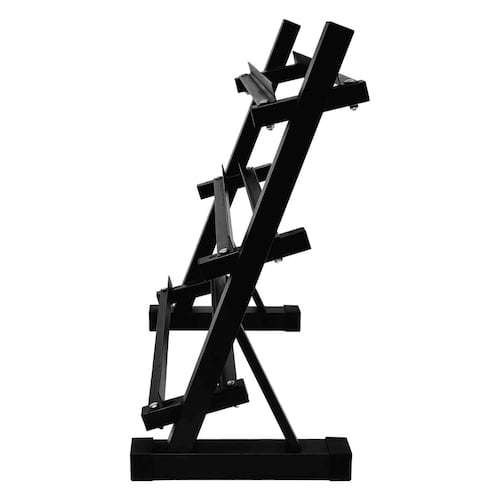 Rack Mancuernas Pesas 3 Niveles Gym Barras Soporte 450kg 