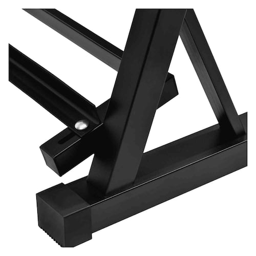 Rack Mancuernas Pesas 3 Niveles Gym Barras Soporte 450kg 