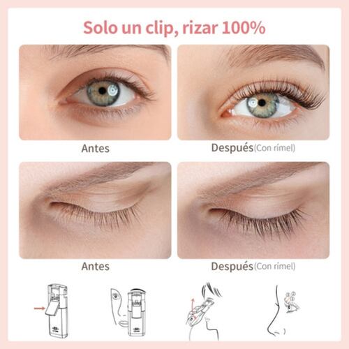 Encrespador De Pestañas Eléctrica Crema 