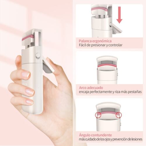 Encrespador De Pestañas Eléctrica Crema 
