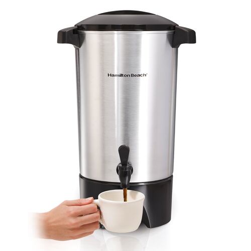Cafetera 45 Tazas Hamilton Beach 40515R Acero Inox 10 Litros