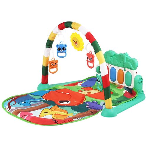 Gimnasio para bebe Multifuncional Musical Dinosaurio Verde