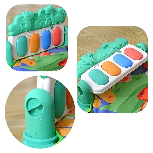 Gimnasio para bebe Multifuncional Musical Dinosaurio Verde