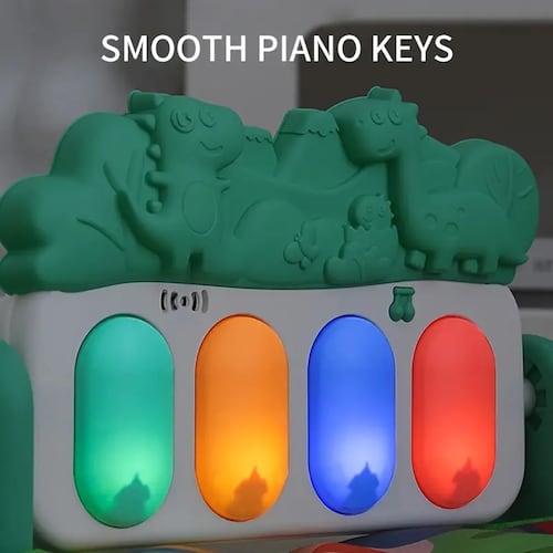 Gimnasio para bebe Multifuncional Musical Dinosaurio Verde