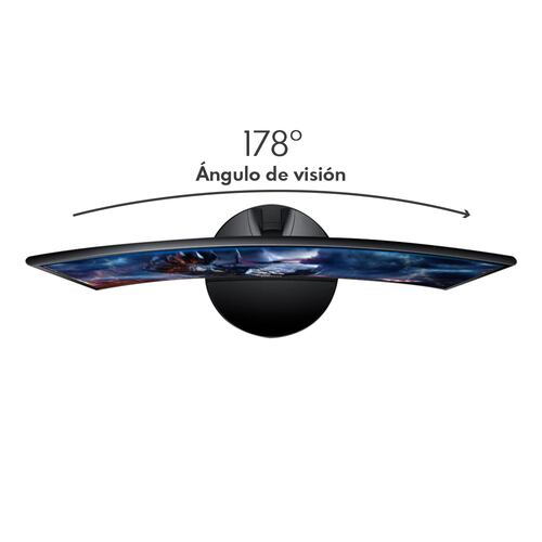 Combo Monitor Samsung CF390 24Pulg LED fhd Curvo Freesync + Audìfonos.