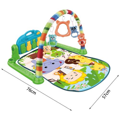 Gimnasio para bebe Harmony Multifuncional Musical Leon Verde.